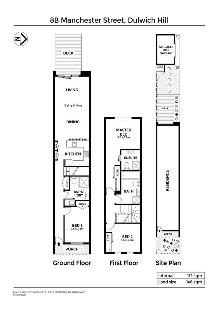 Floorplan of Homely house listing, 8B Manchester Street, Dulwich Hill NSW 2203