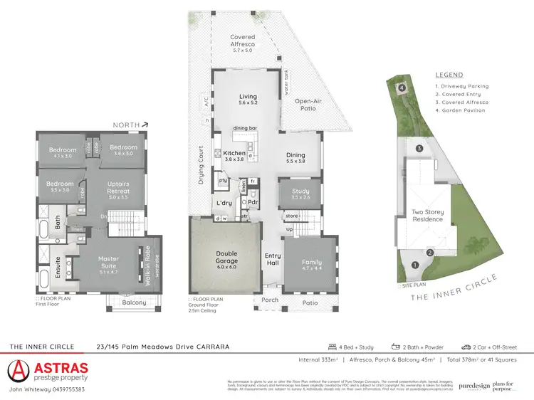 Floorplan of Homely house listing, 23/145 Palm Meadows Drive, Carrara QLD 4211
