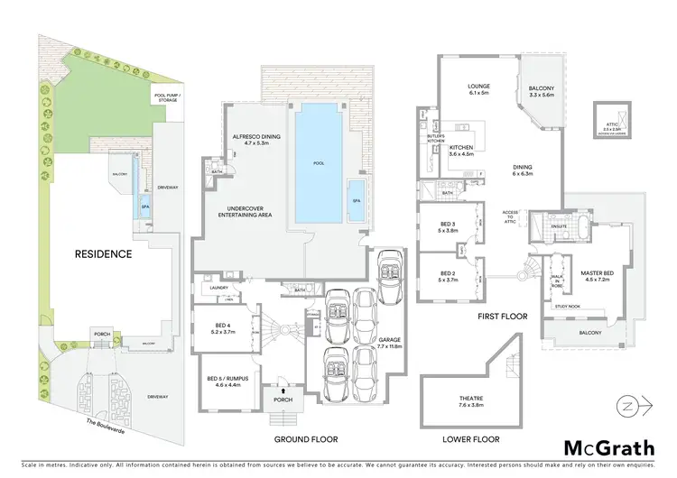Floorplan of Homely house listing, 21 The Boulevarde, Sans Souci NSW 2219