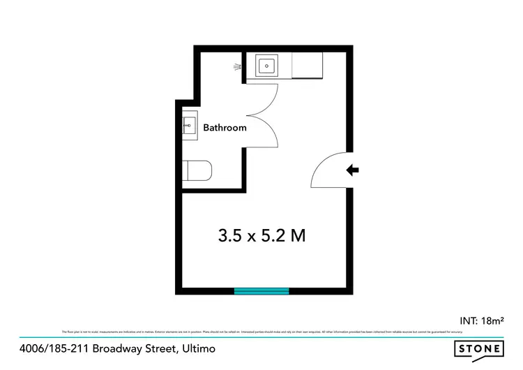 Floorplan of Homely apartment listing, 4006/185-211 Broadway Street, Ultimo NSW 2007