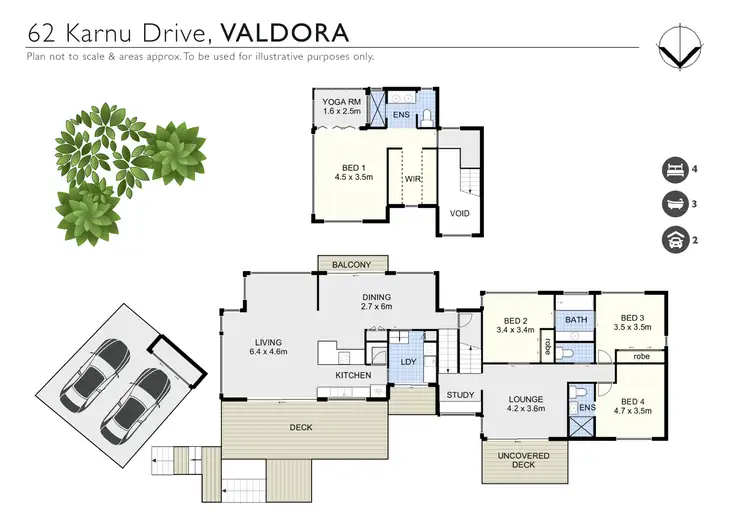 Floorplan of Homely house listing, 62 Karnu Drive, Valdora QLD 4561