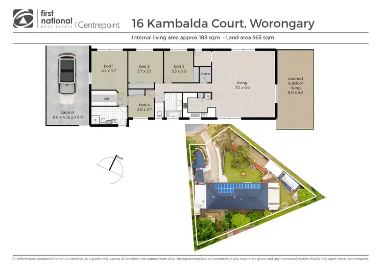 Floorplan of Homely house listing, 16 Kambalda Court, Worongary QLD 4213