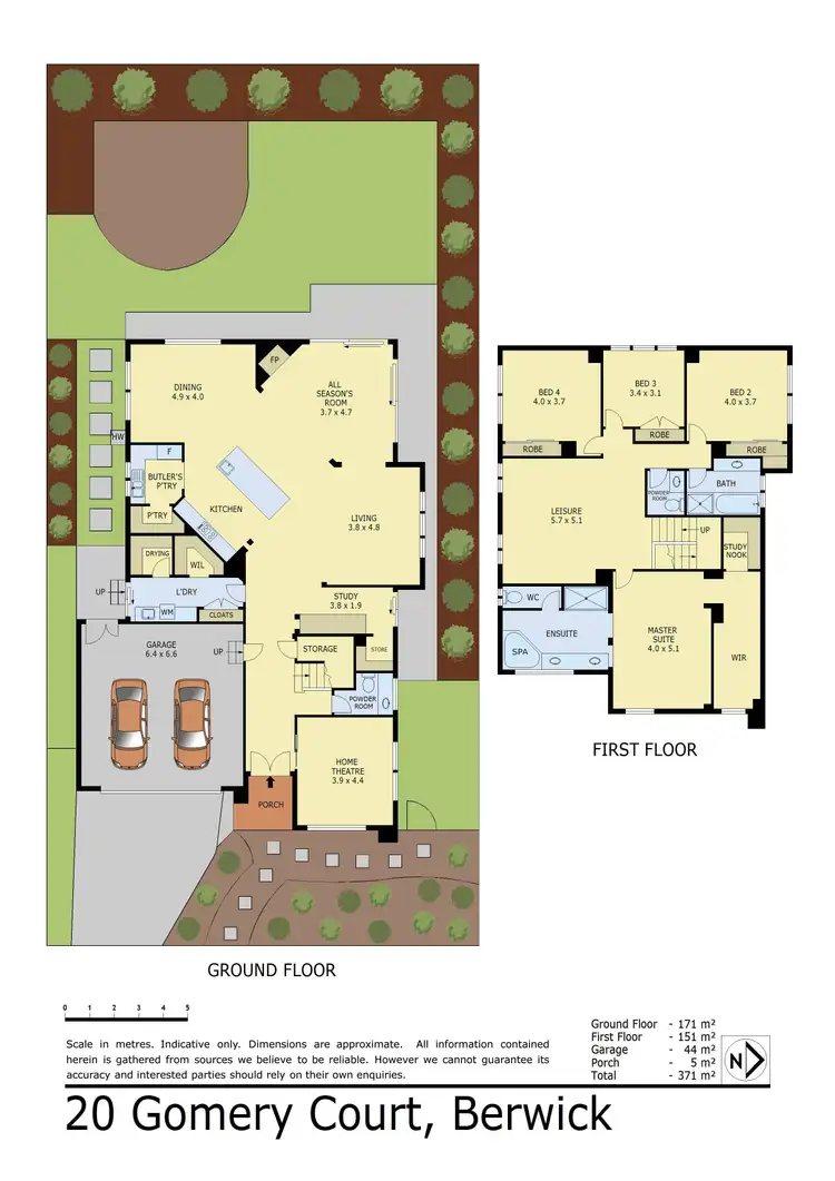 Floorplan of Homely house listing, 20 Gomery Court, Berwick VIC 3806