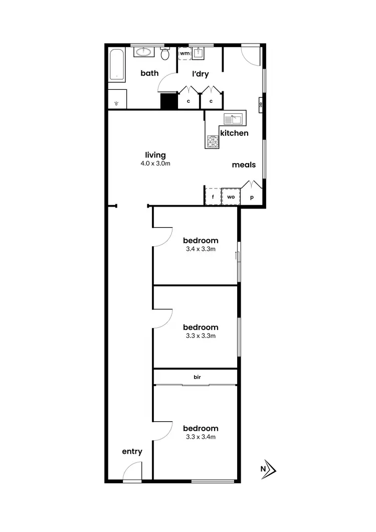 Floorplan of Homely house listing, 19 James Street, Williamstown VIC 3016