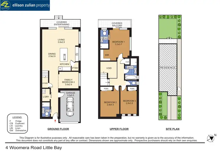 Floorplan of Homely house listing, 4 & 4a Woomera Road, Little Bay NSW 2036