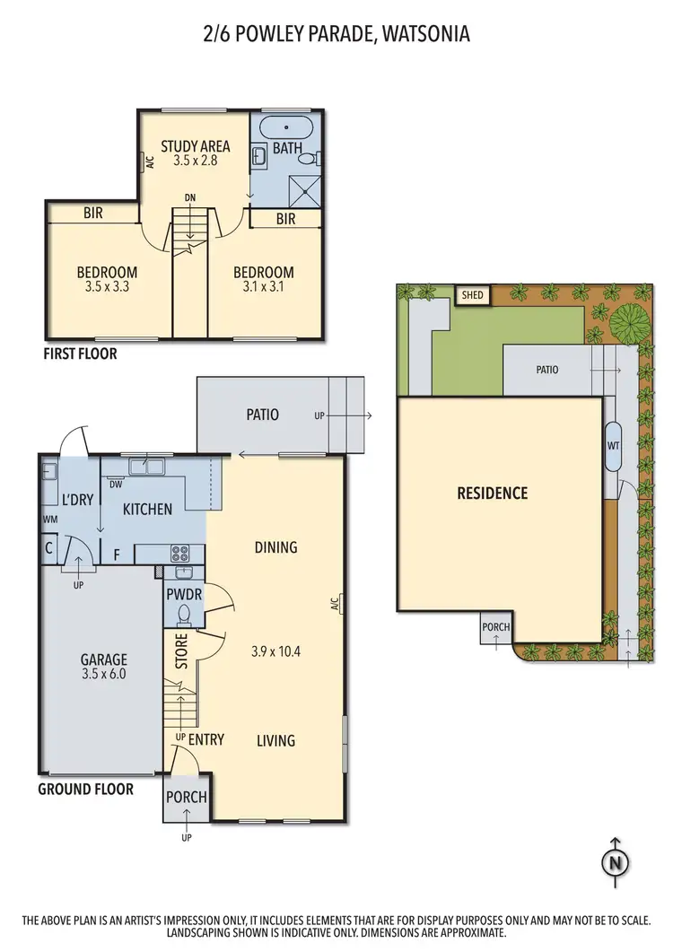 Floorplan of Homely unit listing, 2/6 Powley Parade, Watsonia VIC 3087