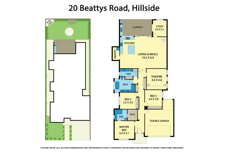 Floorplan of Homely house listing, 20 Beattys Road, Hillside VIC 3037