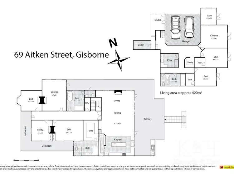 Floorplan of Homely house listing, 69 Aitken Street, Gisborne VIC 3437