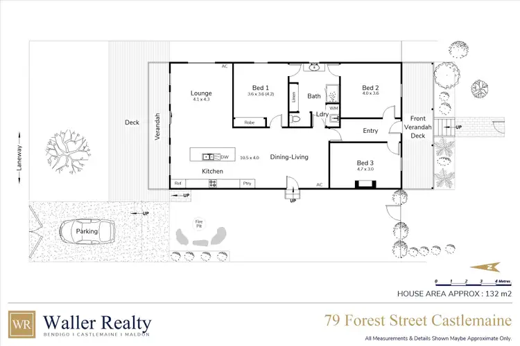 Floorplan of Homely house listing, 79 Forest Street, Castlemaine VIC 3450