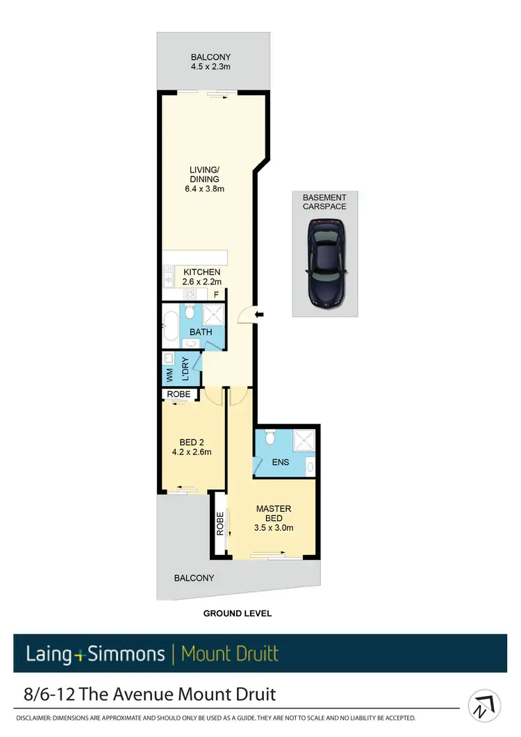 Floorplan of Homely unit listing, 8/6-12 The Avenue, Mount Druitt NSW 2770