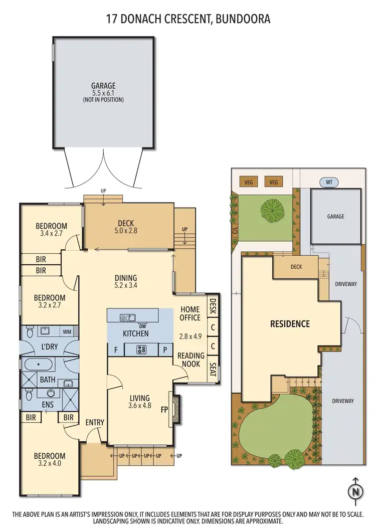 Floorplan of Homely house listing, 17 Donach Crescent, Bundoora VIC 3083