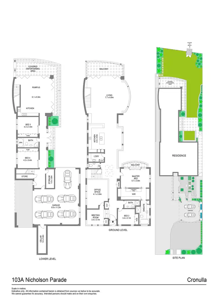 Floorplan of Homely house listing, 103A Nicholson Parade, Cronulla NSW 2230