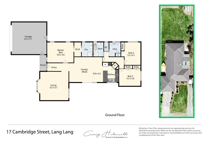 Floorplan of Homely house listing, 17 Cambridge Street, Lang Lang VIC 3984