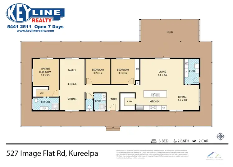 Floorplan of Homely house listing, 527 Image Flat Road, Kureelpa QLD 4560