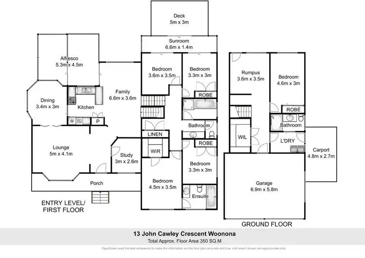 Floorplan of Homely house listing, 13 John Cawley Crescent, Woonona NSW 2517