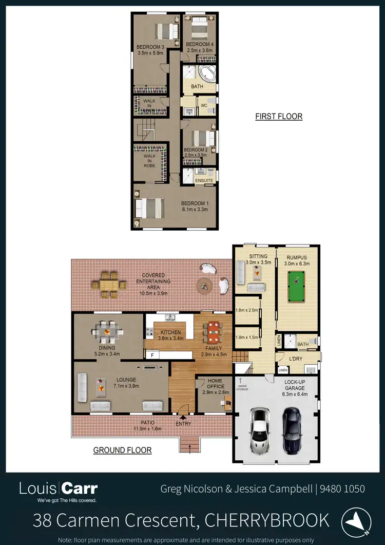 Floorplan of Homely house listing, 38 Carmen Crescent, Cherrybrook NSW 2126