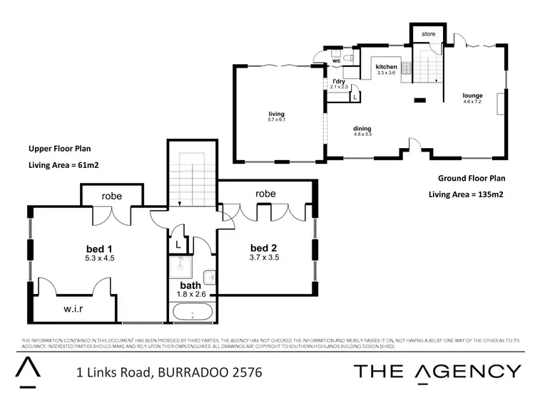 Floorplan of Homely house listing, 1 Links Road, Burradoo NSW 2576