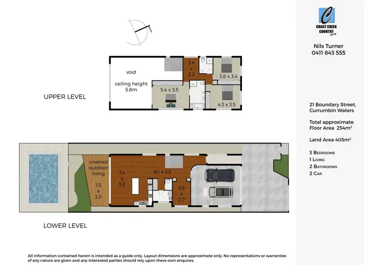 Floorplan of Homely house listing, 21 Boundary Street, Currumbin Waters QLD 4223