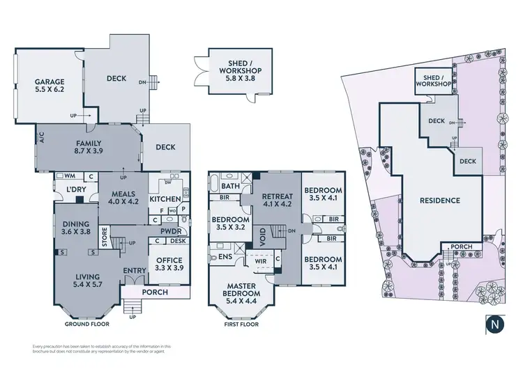 Floorplan of Homely house listing, 6 Montana Way, Mill Park VIC 3082