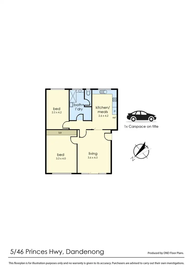 Floorplan of Homely apartment listing, 5/46 Princes Highway, Dandenong VIC 3175