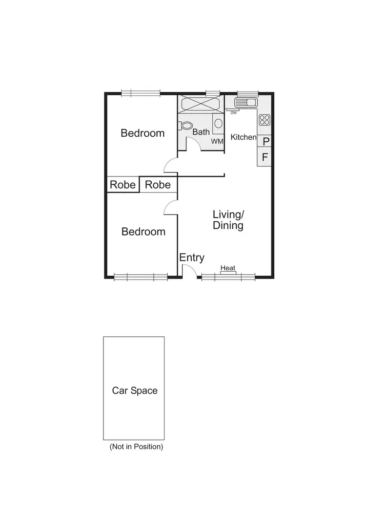 Floorplan of Homely apartment listing, 7/46 Foam Street, Elwood VIC 3184