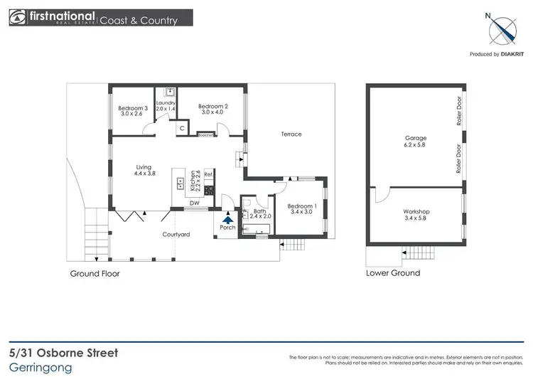 Floorplan of Homely house listing, 5/31 Osborne Street, Gerringong NSW 2534
