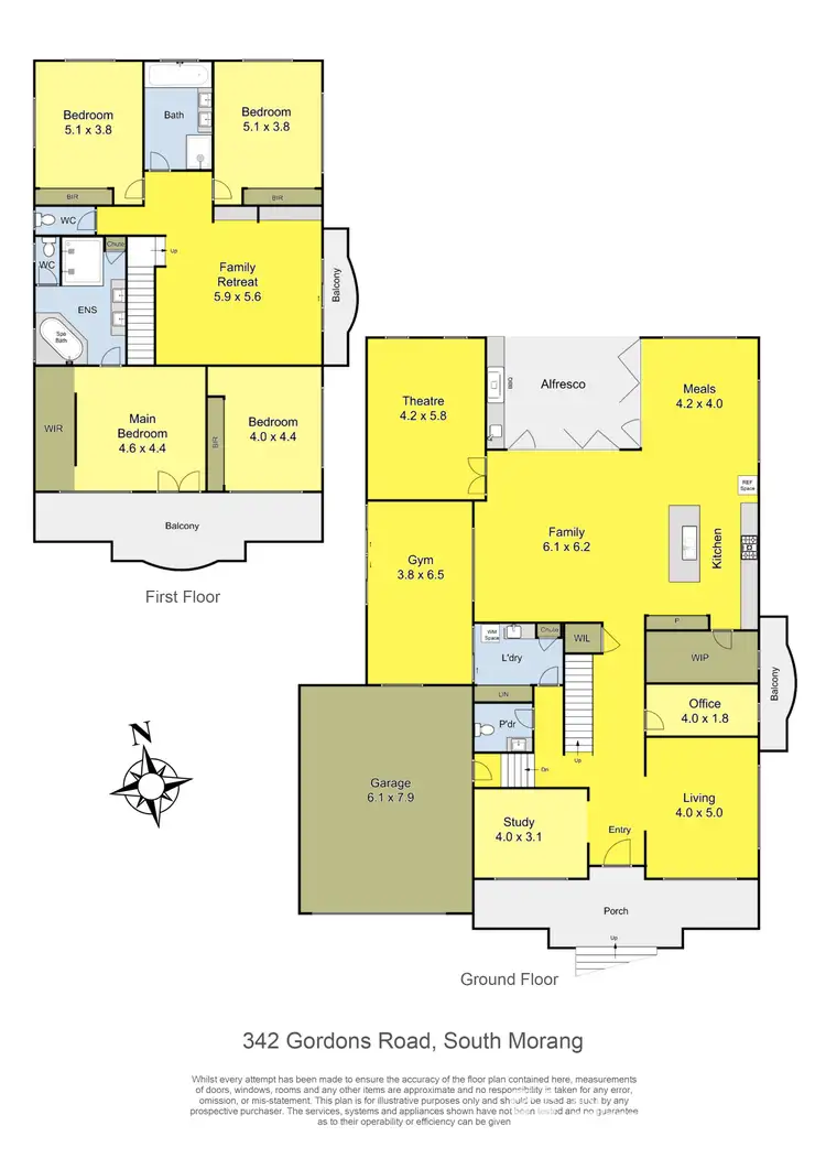 Floorplan of Homely house listing, 342 Gordons Road, South Morang VIC 3752
