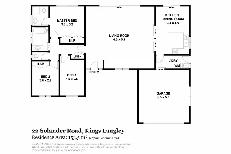 Floorplan of Homely house listing, 22 Solander Road, Kings Langley NSW 2147