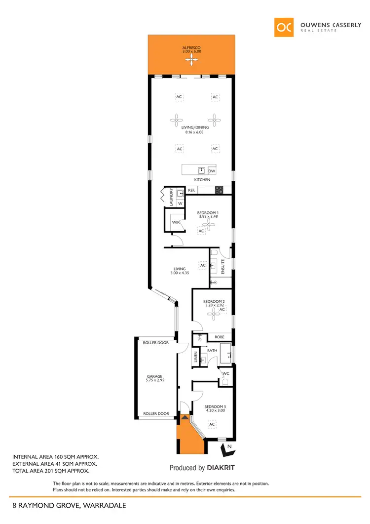 Floorplan of Homely house listing, 8 Raymond Grove, Warradale SA 5046