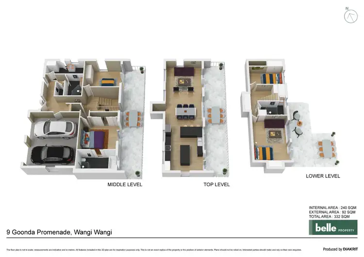 Floorplan of Homely house listing, 9 Goonda Promenade, Wangi Wangi NSW 2267