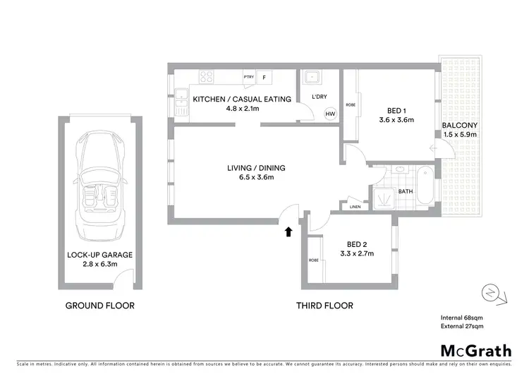 Floorplan of Homely unit listing, 16/6-8 Nelson Street, Penshurst NSW 2222