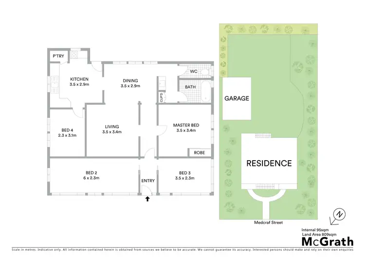 Floorplan of Homely house listing, 16 Medcraf Street, Park Avenue QLD 4701