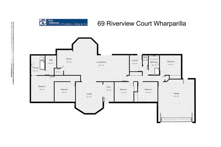 Floorplan of Homely house listing, 69 Riverview Court, Echuca VIC 3564