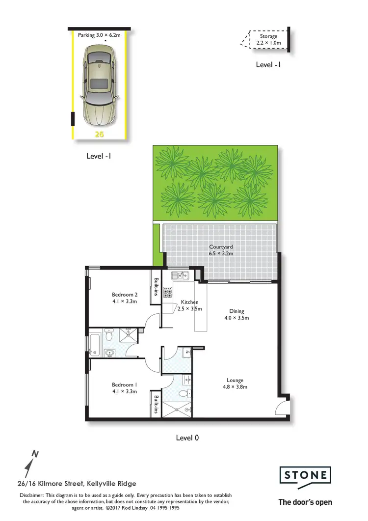 Floorplan of Homely apartment listing, 26/16 Kilmore Street, Kellyville Ridge NSW 2155
