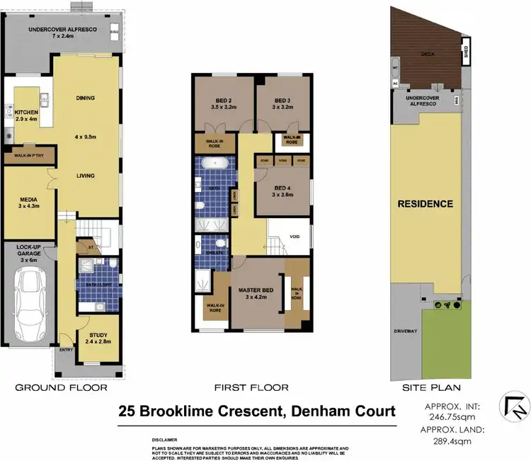 Floorplan of Homely house listing, 25 Brooklime Crescent, Denham Court NSW 2565
