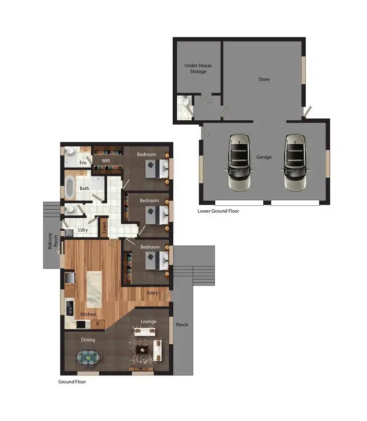 Floorplan of Homely house listing, 18 Hakea Street, Queanbeyan NSW 2620