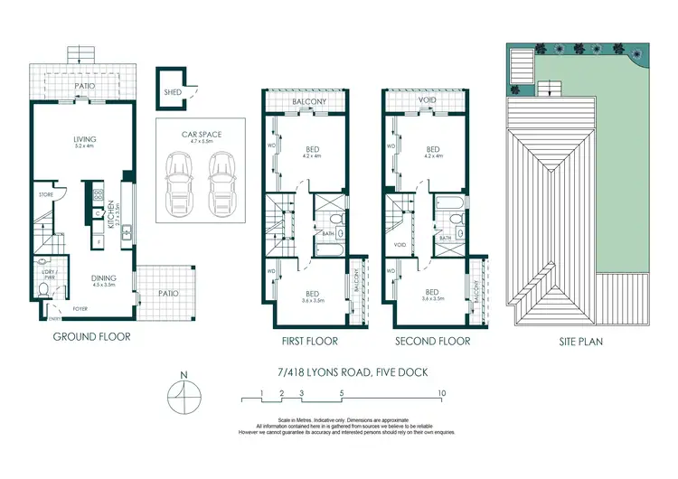 Floorplan of Homely townhouse listing, 7/418 Lyons Road, Five Dock NSW 2046