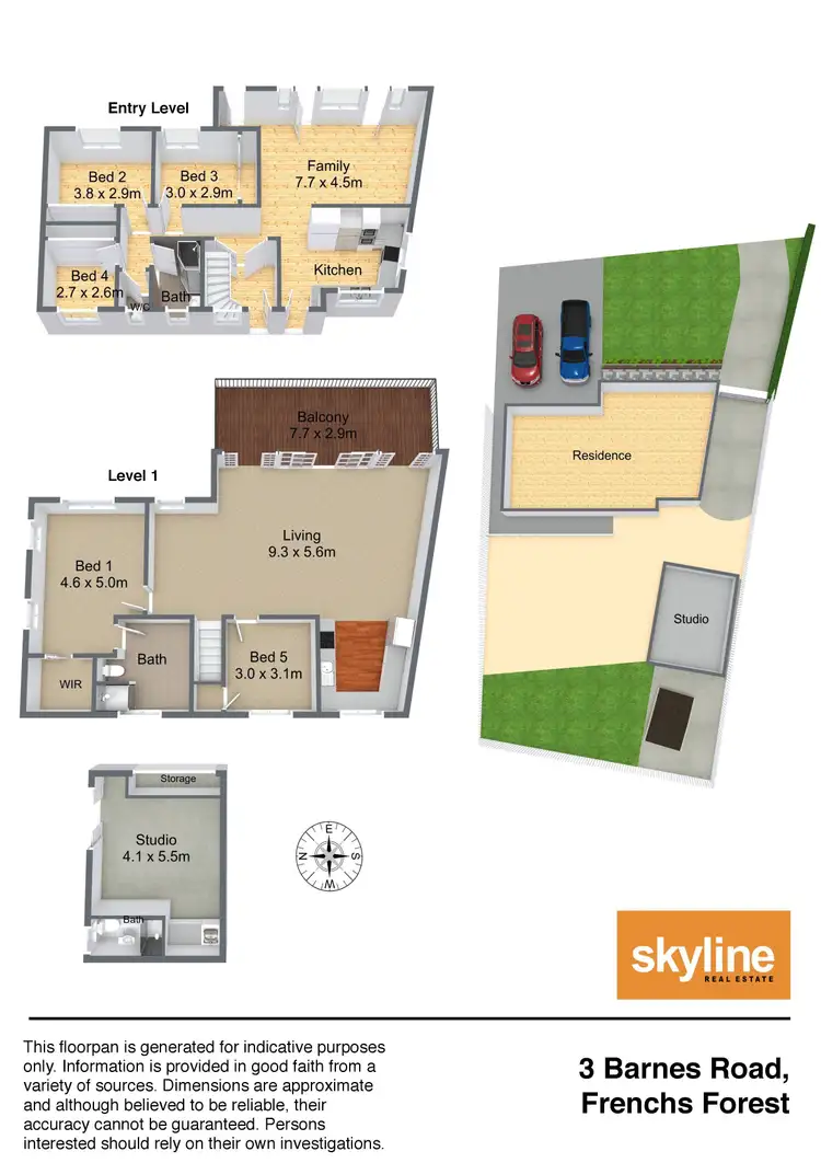 Floorplan of Homely house listing, 3 Barnes Road, Frenchs Forest NSW 2086