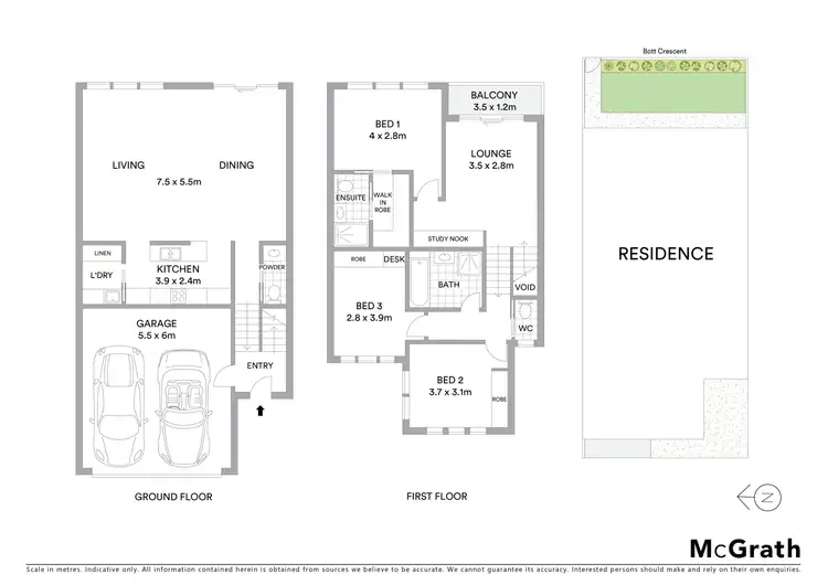 Floorplan of Homely townhouse listing, 4/29 Bott Crescent, Casey ACT 2913