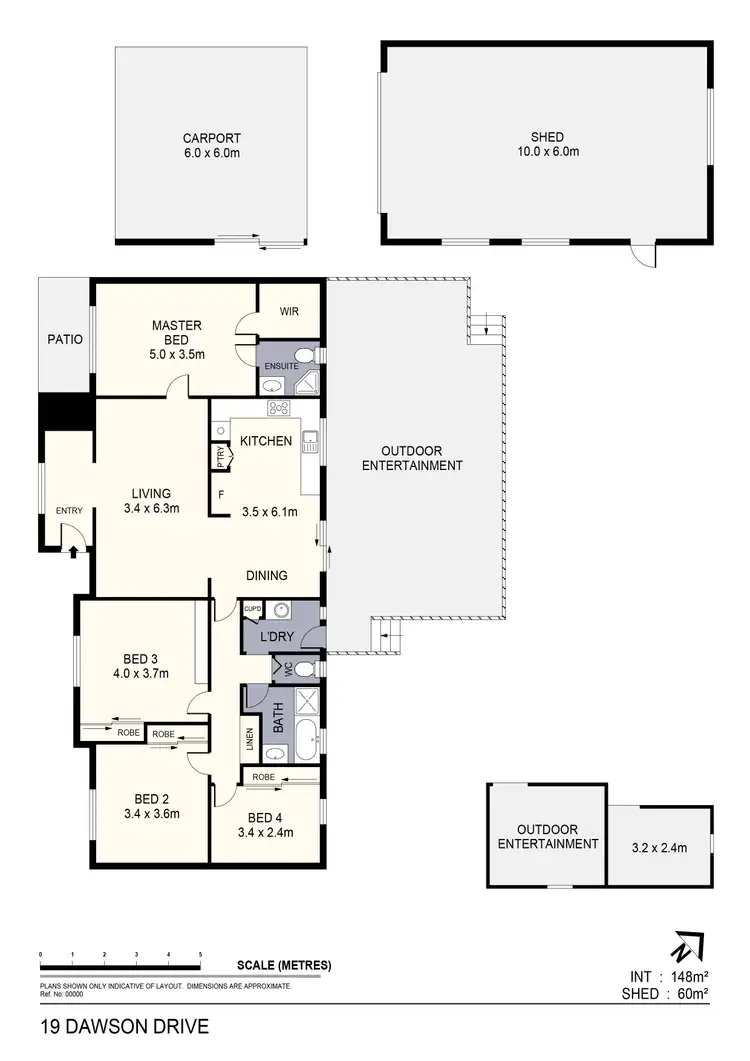 Floorplan of Homely house listing, 19 Dawson Drive, Maiden Gully VIC 3551