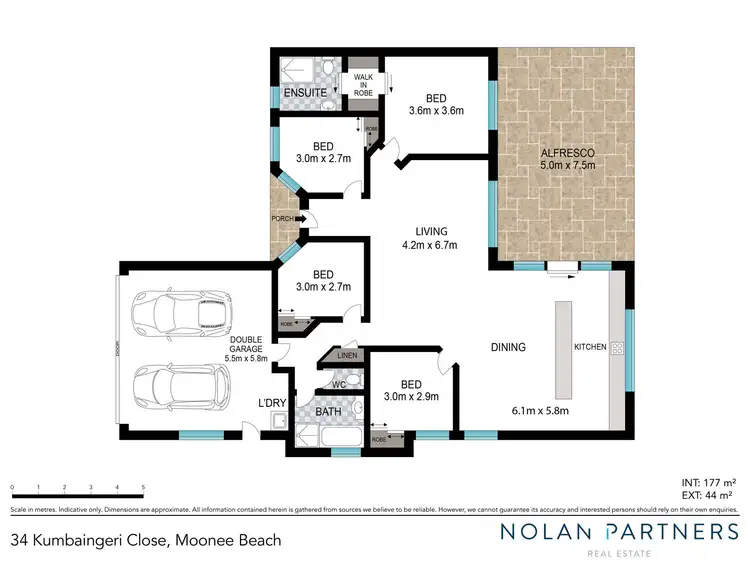 Floorplan of Homely house listing, 34 Kumbaingeri Close, Moonee Beach NSW 2450