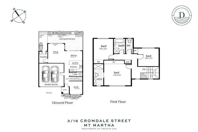 Floorplan of Homely terrace listing, 3/16 Cromdale Street, Mount Martha VIC 3934