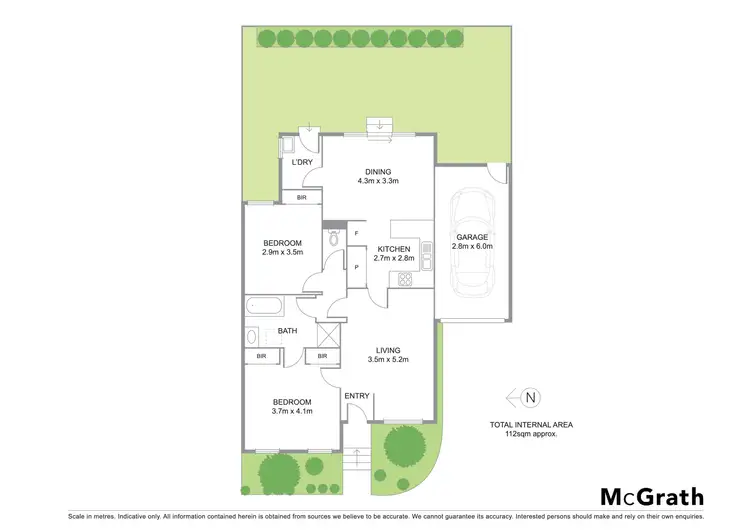 Floorplan of Homely unit listing, 12/421 Scoresby Road, Ferntree Gully VIC 3156