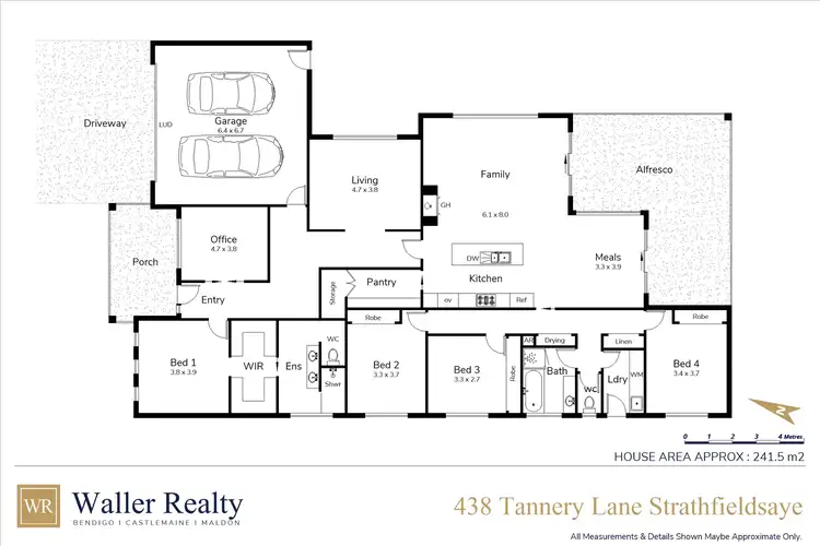Floorplan of Homely house listing, 438 Tannery Lane, Strathfieldsaye VIC 3551