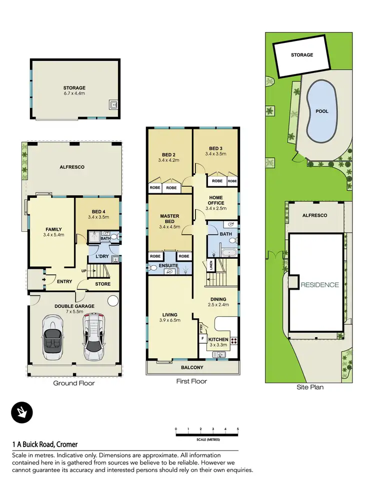 Floorplan of Homely house listing, 1A Buick Road, Cromer NSW 2099