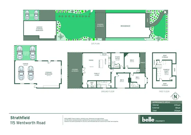 Floorplan of Homely house listing, 115 Wentworth Road, Strathfield NSW 2135