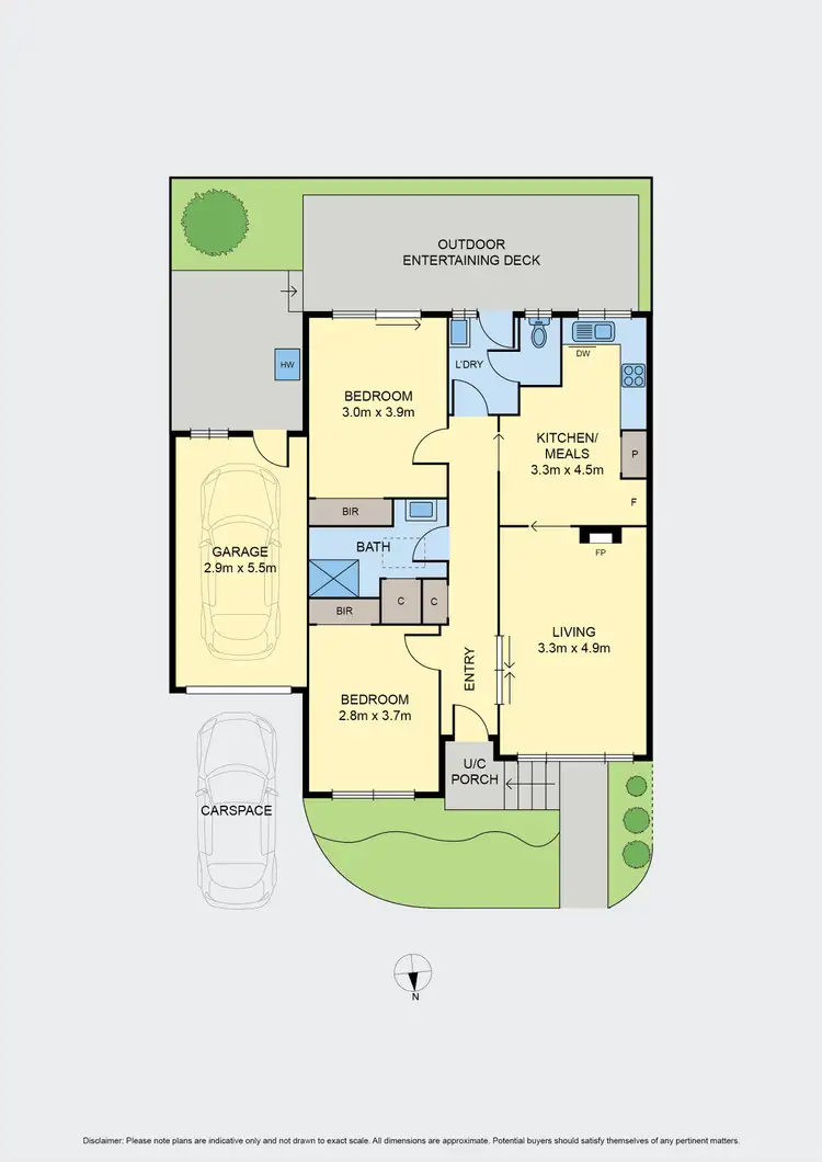 Floorplan of Homely unit listing, 2/2 Willow Grove, Coburg VIC 3058