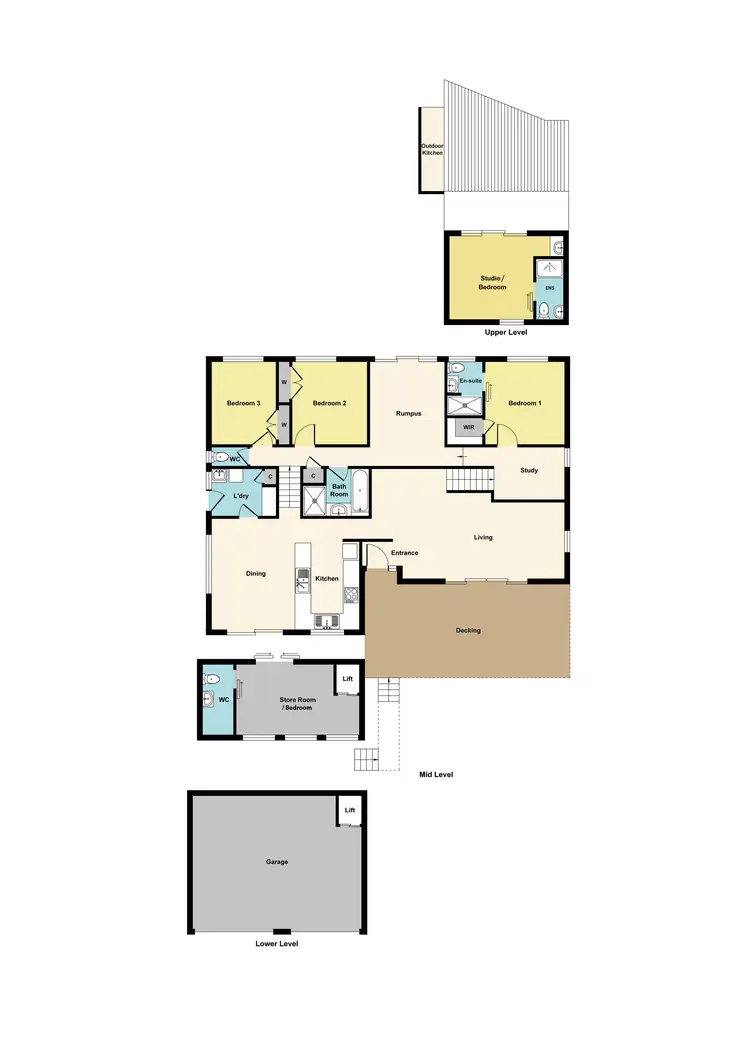 Floorplan of Homely house listing, 17 Scenic Crescent, Ballarat North VIC 3350