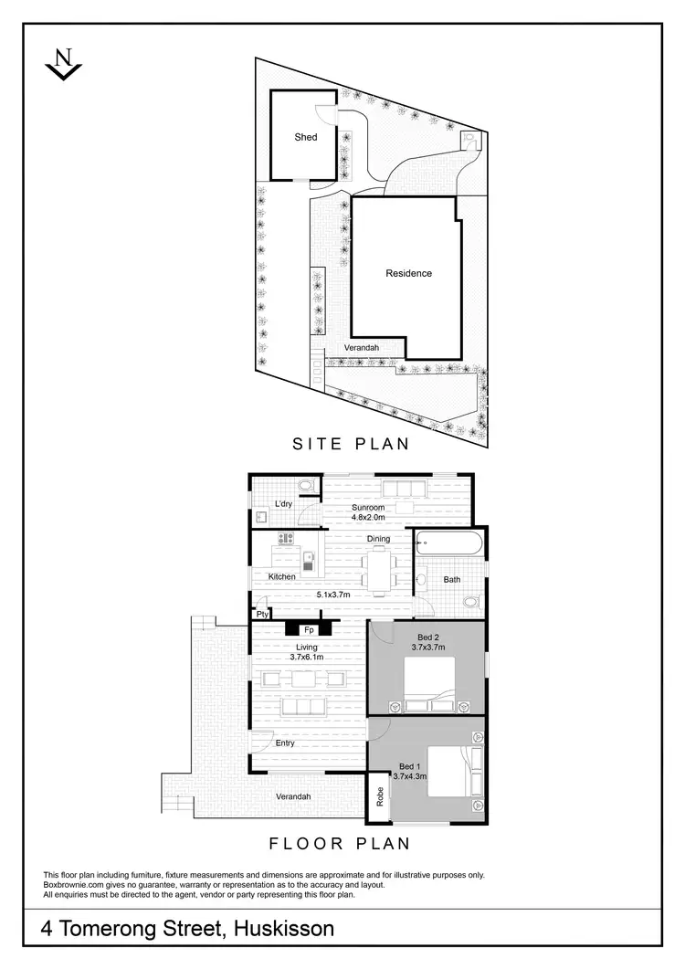 Floorplan of Homely house listing, 4 Tomerong Street, Huskisson NSW 2540