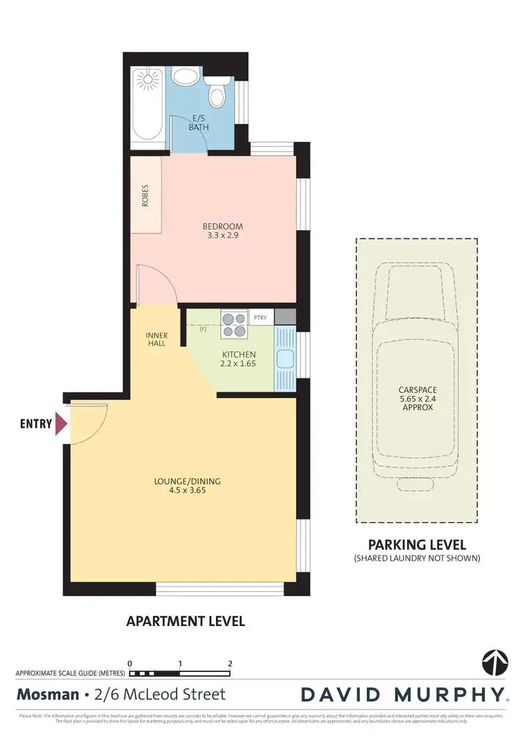 Floorplan of Homely apartment listing, 2/6 McLeod Street, Mosman NSW 2088